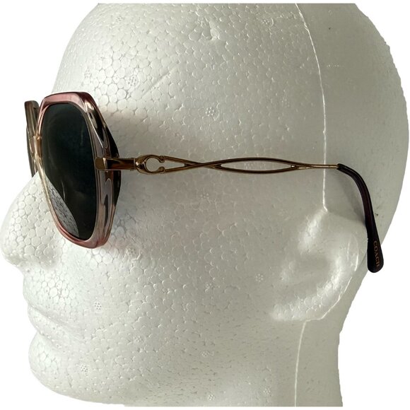 Coach HC8315 Sunglasses Frames 57-19-140 Rose Gold/Transparent Violet Geometric main image 11